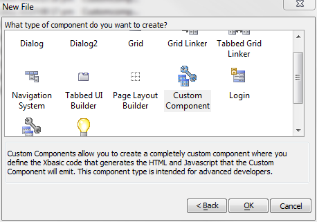 New Custom Component